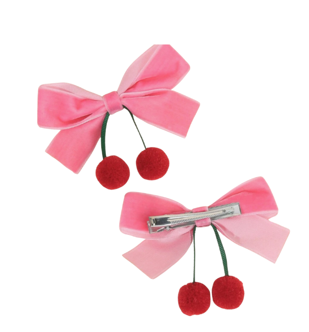 Cherry Hair Barettes
