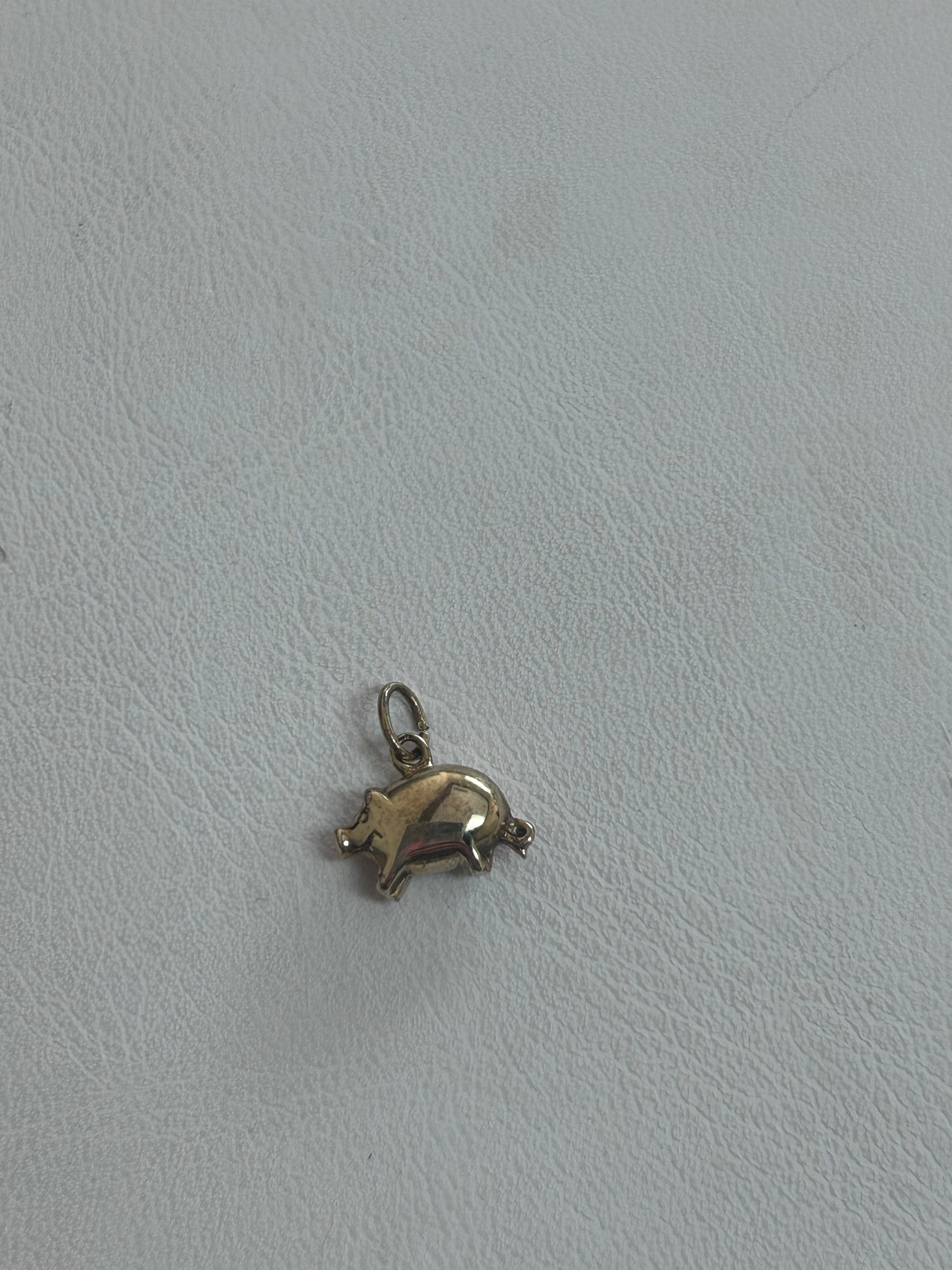 Baby Gold Pig Charm