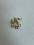 Gold Cupid Love Charm
