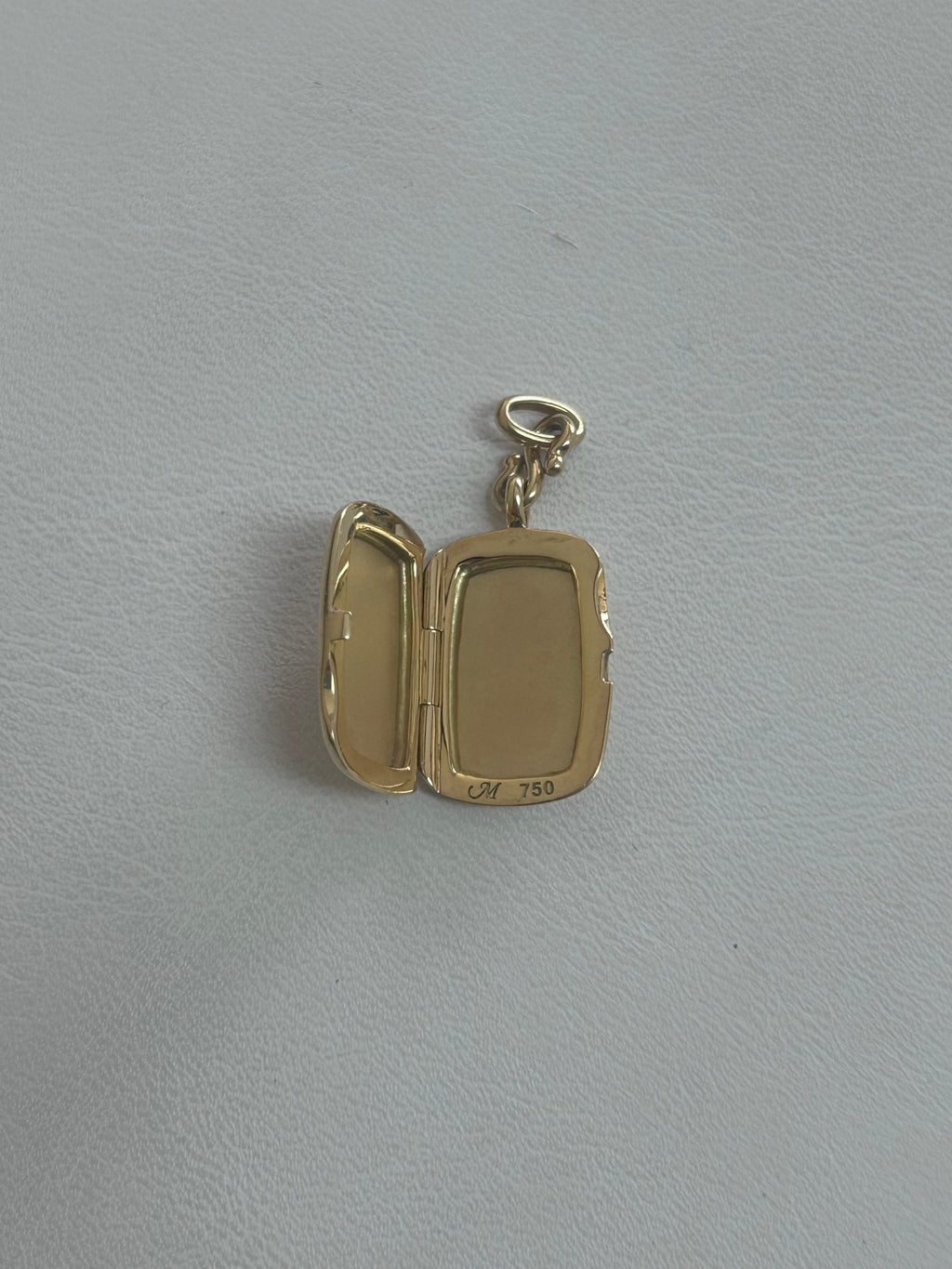 Gold Locket Charm