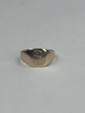 Gold Vintage Signet B Ring