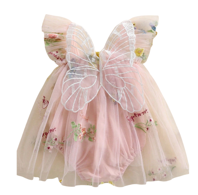 Little Fairy Princess Embroidered Dress