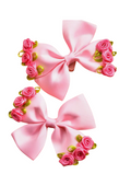 Pink Rose Garden Barrettes