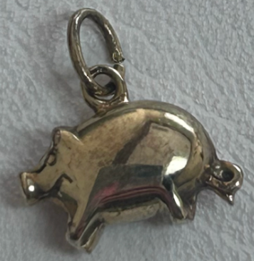 Baby Gold Pig Charm