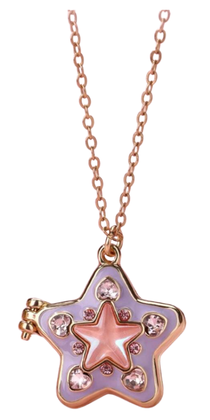 Star Locket Pendant Necklace