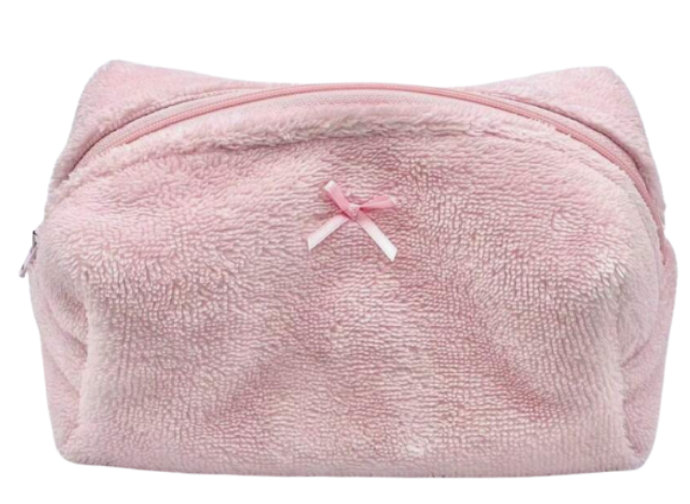 Terry Cloth Baby Bow Pouch